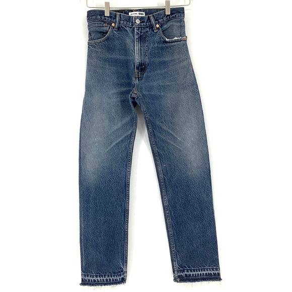RE/Done Levi's Women's Sz 26 002-3W7STRTStraight Leg Jeans MSRP $350 G15-2